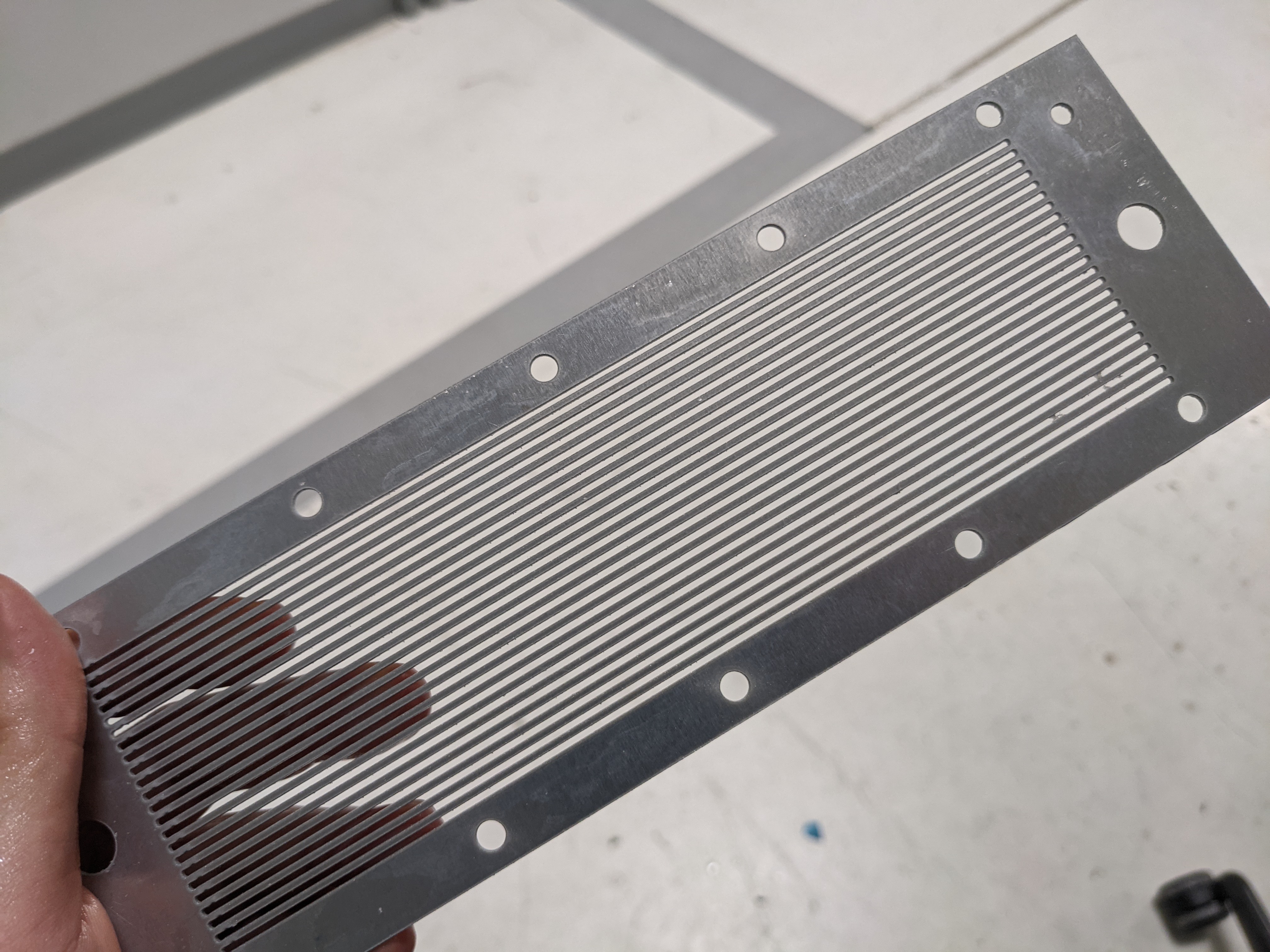 Thru-cut plates
